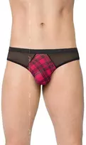 Softline vyrų stringai 4524, rožinė (Pink) XL