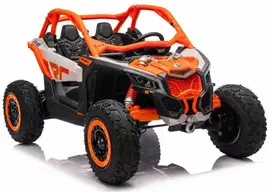 Vaikiškas elektromobilis Lean Cars Maverick CAN-AM Turbo RS STRONG AIR, oranžinis