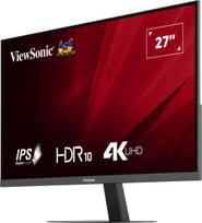 monitoriai 60hz 27 inch - ViewSonic VA2708-4K-HD 27" IPS, 4K, 60Hz, Juodas (Black) - 4 nuotrauka