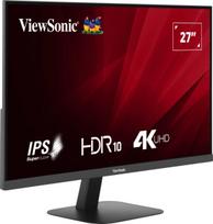 monitoriai 60hz 27 inch - ViewSonic VA2708-4K-HD 27" IPS, 4K, 60Hz, Juodas (Black) - 5 nuotrauka