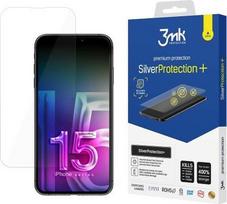 iphone 15 pro telefonai - 3MK Silver Protect+ iPhone 15 Pro Max 6.7" Antimicrobial Wet Mounted Film - 1 nuotrauka