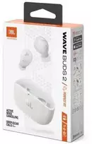 jbl tws - JBL Wave Buds 2 White (Baltos) - 3 nuotrauka