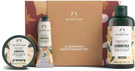 The Body Shop Almond Milk Essentials Giftset kūno priežiūros rinkinys