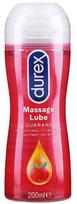 durex - Durex Play 2in1 masažinis gelis lubrikantas su Guarana, 200ml - 1 nuotrauka