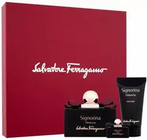 Salvatore Ferragamo Signorina Misteriosa EDP rinkinys moterims (EDP 100 ml + EDP 5 ml + kūno losjonas 50 ml)