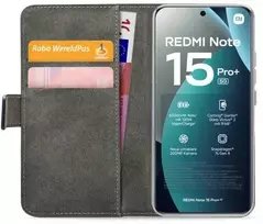 xiaomi 15 pro telefonas - Mobilize Classic Gelly Wallet Book Case Xiaomi Redmi Note 15 Pro+ 5G Juodas (Black) - 1 nuotrauka
