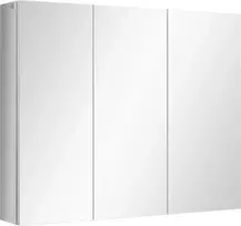 Kleankin Vonios spintelė su veidrodžiu, sidabrinė (Silver), 70 cm x 12 cm x 55 cm