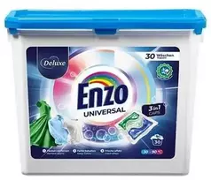 Enzo Deluxe skalbimo kapsulės 3in1 Universal, 30 vnt.