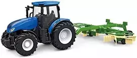 rc tractor - Amewi RC traktorius su Kreiselschwader 1:24 Mėlynas (Blue) - 1 nuotrauka