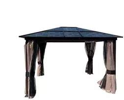 Pavėsinė Domoletti GP0037, 3x3.6 m, ruda (Brown)