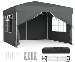 lauki paviljonai - Songmics Sulankstomas paviljonas 3x3 m - 1 nuotrauka