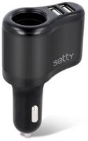 Automobilinis įkroviklis Setty RGS-01, 2 x USB 2.0 Type A Female