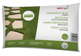 medsraigciai lauko darbams - Samanotų vejų trąšos, 15 kg - 1 nuotrauka