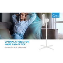 3 ventiliatoriai - Midea FS40-20M - 2 nuotrauka