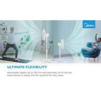 3 ventiliatoriai - Midea FS40-20M - 4 nuotrauka