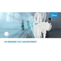 3 ventiliatoriai - Midea FS40-20M - 6 nuotrauka