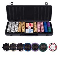 poker set - Engelhart žaidimo rinkinys pokeriui 500 (14 g) be nominalų, LT - 1 nuotrauka