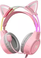 zaidimas catan - ONIKUMA X15Pro Rožinės Cat Ears (Pink) - 1 nuotrauka
