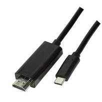 usb c hdmi cable - LogiLink USB-C to HDMI Black 1.8m - 1 nuotrauka