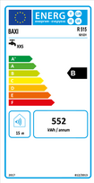 boileriai elektriniai - Elektrinis vandens šildytuvas BAXI SR515 Talpa 15 L, galia 1,2 kW, montuojamas virš kriauklės - 2 nuotrauka