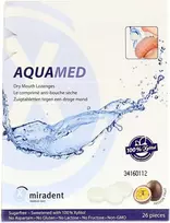 Miradent Aquamed Drops Pastilės sausai burnai su ksilitoliu 26 vnt.