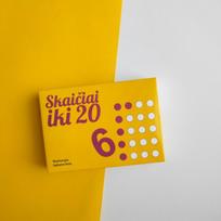 Lietuvos Kurejai Lavinamųjų kortelių rinkinys „Skaičiai iki 20“