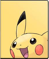 pokemon kortele - Ultra PRO Pikachu kolekcionuojamų kortelių albumas 9 kišenių, LT - 1 nuotrauka