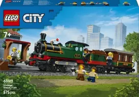 lego konstruktoris - LEGO City Vintažinis garinis traukinys 60511 - 1 nuotrauka
