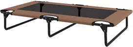 suns lauko guolis - PawHut Pakeliamas sulankstomas guolis šunims, rudas (Brown), 107 x 61 x 20 cm - 1 nuotrauka