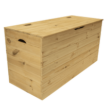 lauko daiktadeze - 4IQ Medinė sodo dėžė, 200 l, 100 cm x 40 cm x 50 cm - 1 nuotrauka