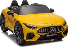 Vaikiškas elektromobilis Lean Cars Mercedes AMG SL63, geltonas (Yellow)