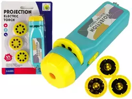 vaikiskas projektorius - Lean Toys Mėlynas (Blue) Vaikiškas projektorius su 24 vaizdais - 1 nuotrauka