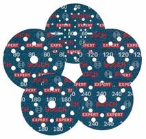 velcro juosta - Šlifavimo diskas Bosch Expert 0780, 60 - 240, 125 cm x 125 cm, 55 vnt. - 1 nuotrauka