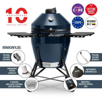 kamado bono evo grande - Kamado Bono EVO Grande 64 cm, Mėlyna (Blue) - 1 nuotrauka