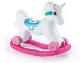Supamas arkliukas su ratukais Dolu Unicorn 2in1, 2509
