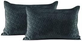 AmeliaHome Laila Pillowcase Graphite/Silver 50x70cm 2pcs