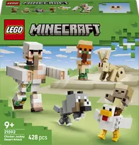 LEGO MINECRAFT Vištos raitelio ataka dykumoje 21592