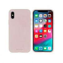 Mercury "Silicone&Fiber Back Cover Case Samsung Galaxy S10" Pink Sand