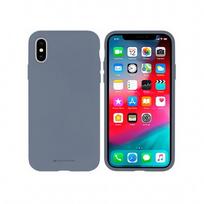 Mercury "Silicone&Fiber Back Cover Case Apple iPhone X/ iPhone XS" LavanderGrey