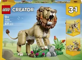 LEGO CREATOR 3 IŠ 1 Laukiniai gyvūnai: Didysis liūtas 31386