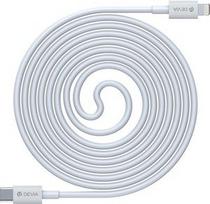 type c to usb - Devia Smart series USB Type-C To Apple Lightning White - 1 nuotrauka