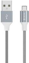 Devia Pheez Series USB To Micro USB 3 Pack Cable 25cm/1m/2m Grey