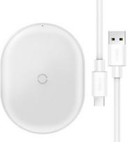 Baseus Cobble Qi Wireless Charger White