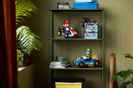 senukai lego - LEGO SUPER MARIO Mario Kart - Luigi ir Mach 8 72050 - 2 nuotrauka