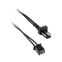ventiliatoriaus adapteris - Kolink E5F42 Ventiliatoriaus Adapterio Kabelis 2-Pin į 3-Pin Molex (Juodas) - 1 nuotrauka
