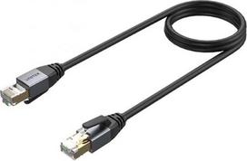 cat8 kabel - UNITEK C18149AGY03-2M Ethernet kabelis RJ-45 LAN CAT.8 (S/FTP) 2m Juodas (Black) - 1 nuotrauka