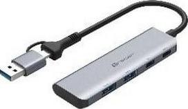 type c i usb a - Tracer A-5 USB Type-C į USB-A adapteris Juodas (Black) - 1 nuotrauka