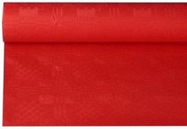 Pap Star Tablecloth 8 x 1.2m Red