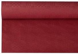 Pap Star Tablecloth 8 x 1.2m Bordo