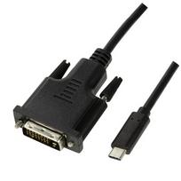 usb 3.2 gen 2 cable - LogiLink Cable USB 3.2 Gen1x1 USB-C To DVI cable 3m Black - 1 nuotrauka